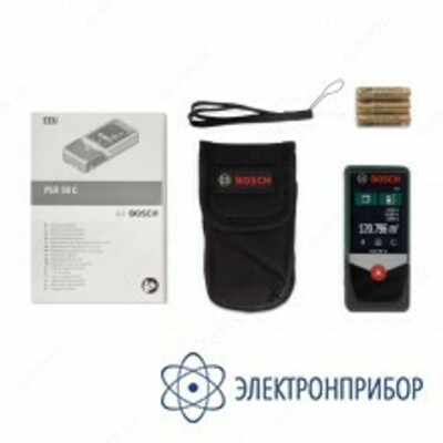 Bosch PLR 50 C — лазерный дальномер - 10 сум / шт.