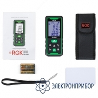 10 сум RGK DL50G — лазерный дальномер с угломером (зеленый луч)