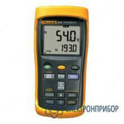 Fluke 54 II B — двухканальный цифровой термометр с регистрацией измерений