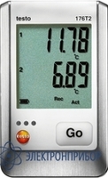 testo 176 T2 — 2х-канальный логгер данных температуры с разъемом для высокоточного внешнего зонда (Pt100)