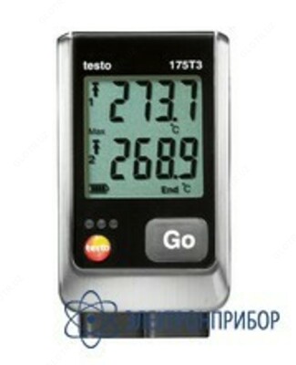 testo 175 T3 — 2х-канальный логгер данных температуры с разъемом для внешнего зонда (типа T и K) - 10 сум / шт.