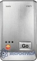 testo 176 T1 — 1-канальный логгер данных температуры в металлическом корпусе с высокоточным внутренним сенсором (Pt100) - 10 сум