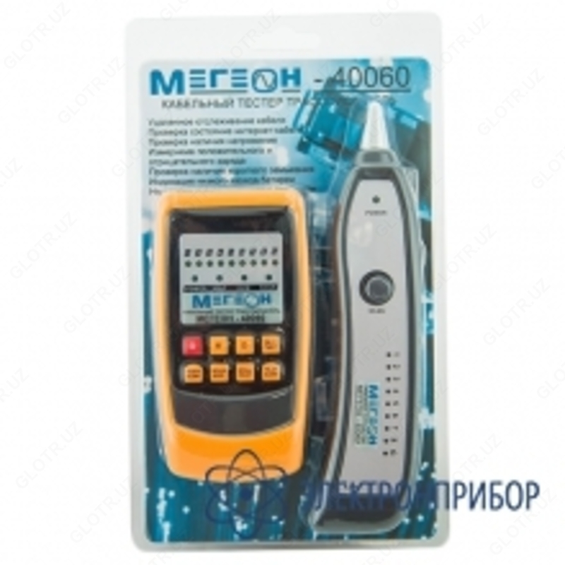 10 сум МЕГЕОН 40060 — кабельный тестер-трассоискатель