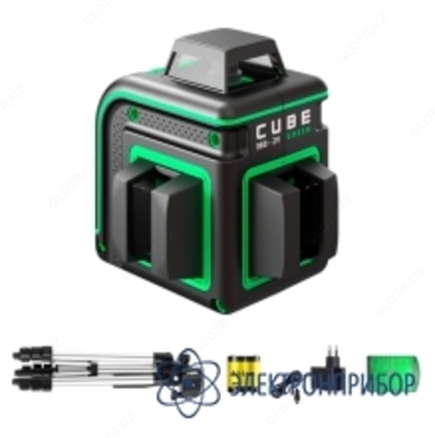 ADA Cube 360-2V GREEN Professional Edition — построитель лазерных плоскостей - 10 сум / шт.
