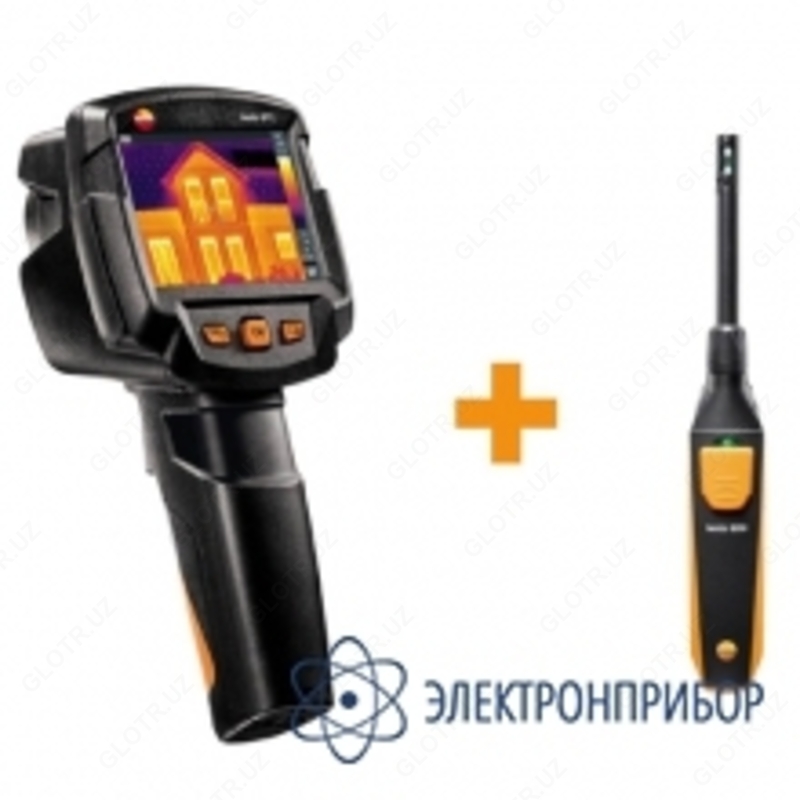 Testo 872 + 605i — комплект тепловизора и смарт-зонда