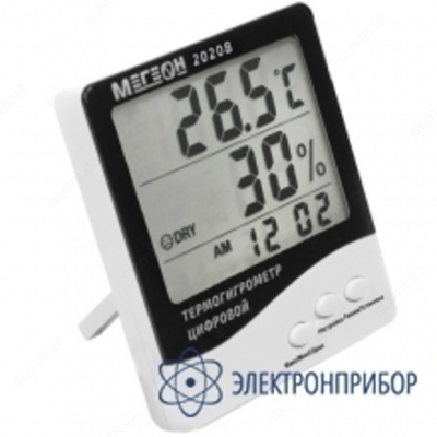МЕГЕОН 20208 — термогигрометр настольный - 10 сум / шт.