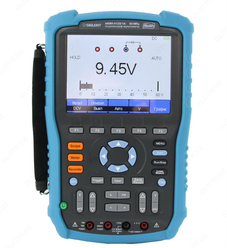 AKIP-4125 / 2A - 2 kanalli raqamli saqlash osiloskopi-multimetri