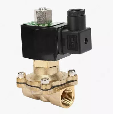 Клапан электромагнитный (соленоидный - 2w-200-20 CNYUXI) тип 1/2 DN15 NC латунь 24DC 16 бар