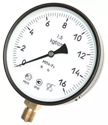 Manometr MP-3 U 100mm -1+3kg