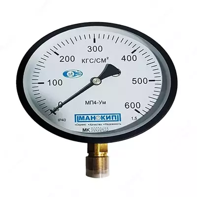 Manometr qora, premium, KPA, 100 mm, 40 KPa Manometr qora, premium, KPA, 100 mm, 40 KPa