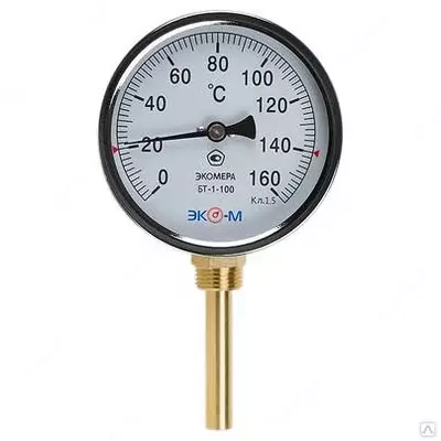 Биметалический термометр WSS Д-63 Л-64мм 120С