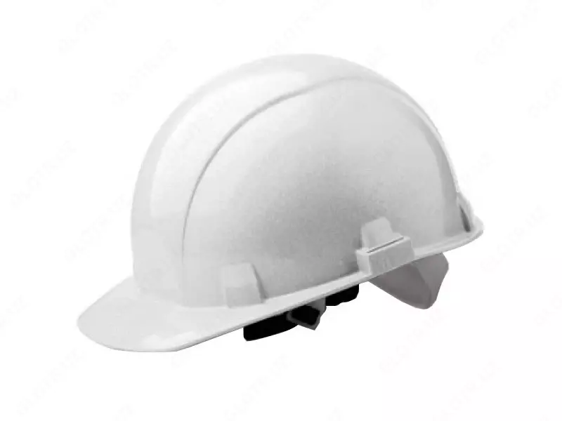 Зашитный каска белая
