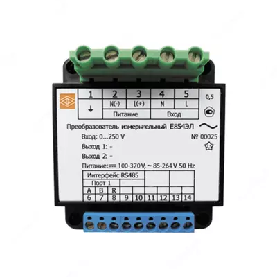 O‘lchov o‘zgartirgichi Е854ЭЛ-0...125V-220VU-V-x-x — o‘zgaruvchan tok va kuchlanishni o‘zgartirish qurilmasi