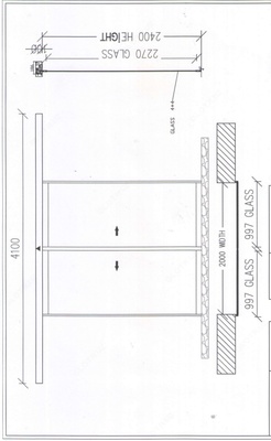 Сенсорные автоматические раздвижные двери DORMA ES 75