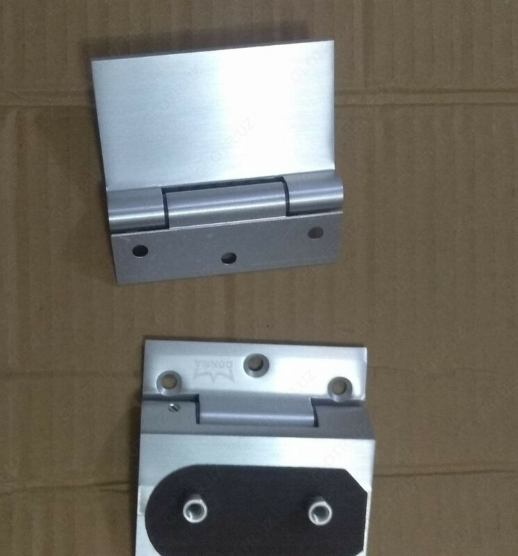 Петля для стеклянных дверей  office classic hinges silver от dormakaba