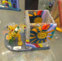 Декоративные изделия из цветного стекла Только в розницу