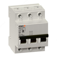 Выключатель автоматический модульный ВА47-29 - Россия 3 полюсный