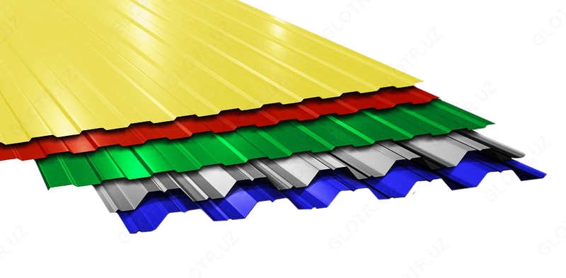 Профнастил из оцинкованной стали с полимерным покрытием 0,33 мм