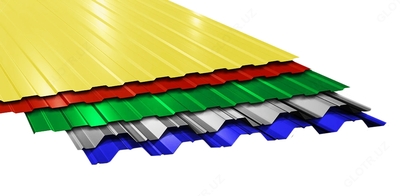 Профнастил из оцинкованной стали с полимерным покрытием 0,33 мм