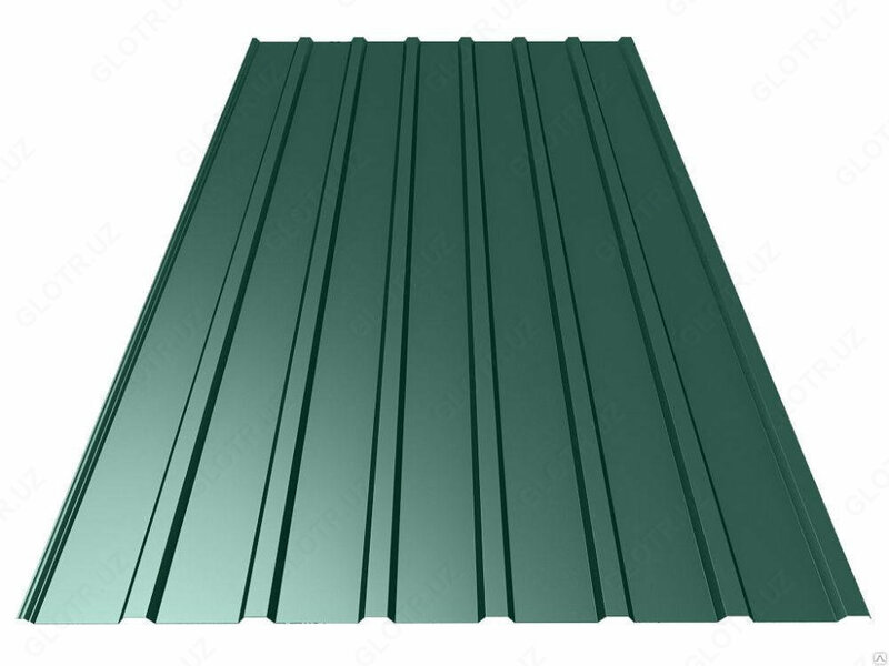  Профнастил из оцинкованной стали с полимерным покрытием 0,35 мм