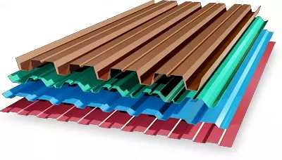 Профнастил с полимерным покрытием (толщина 0,35 мм)