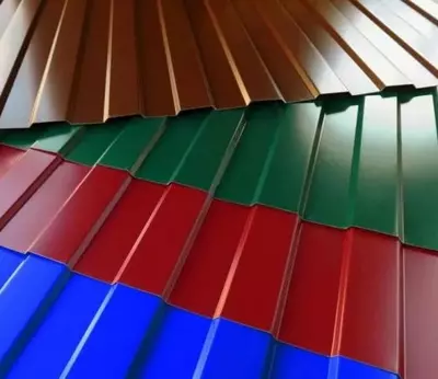 Профнастил с полимерным покрытием (толщина 0,35 мм)