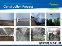  Строительство теплиц под ключ по Южно Корейским технологиям Chakana savdo