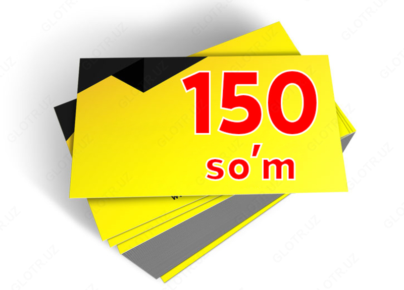 Визитка таййорлаб берамиз. Дизайн бепул. Доставка бор