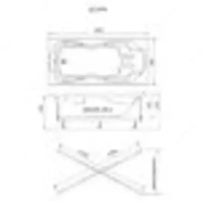 Ванна Цезарь 180