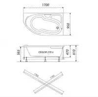 ООО "Металлик" - Ванна София правая
