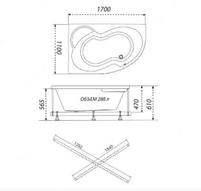 Ванна Мари правая