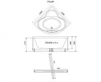 Ванна Грация 140 Только в розницу