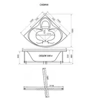 5 281 399.2 сум Ванна Сабина 160