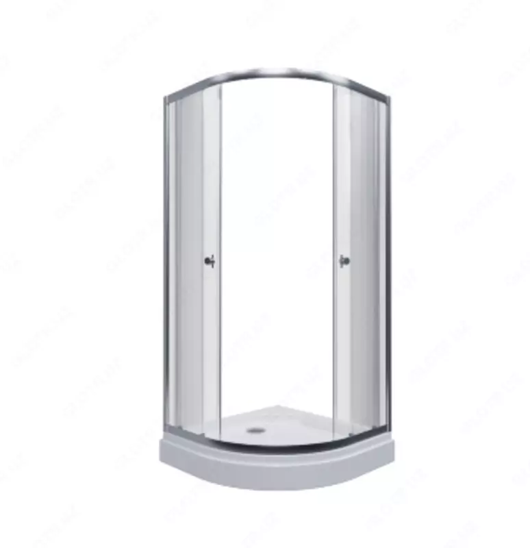 Душевое Ограждение Альфа-Хром 90*90 А