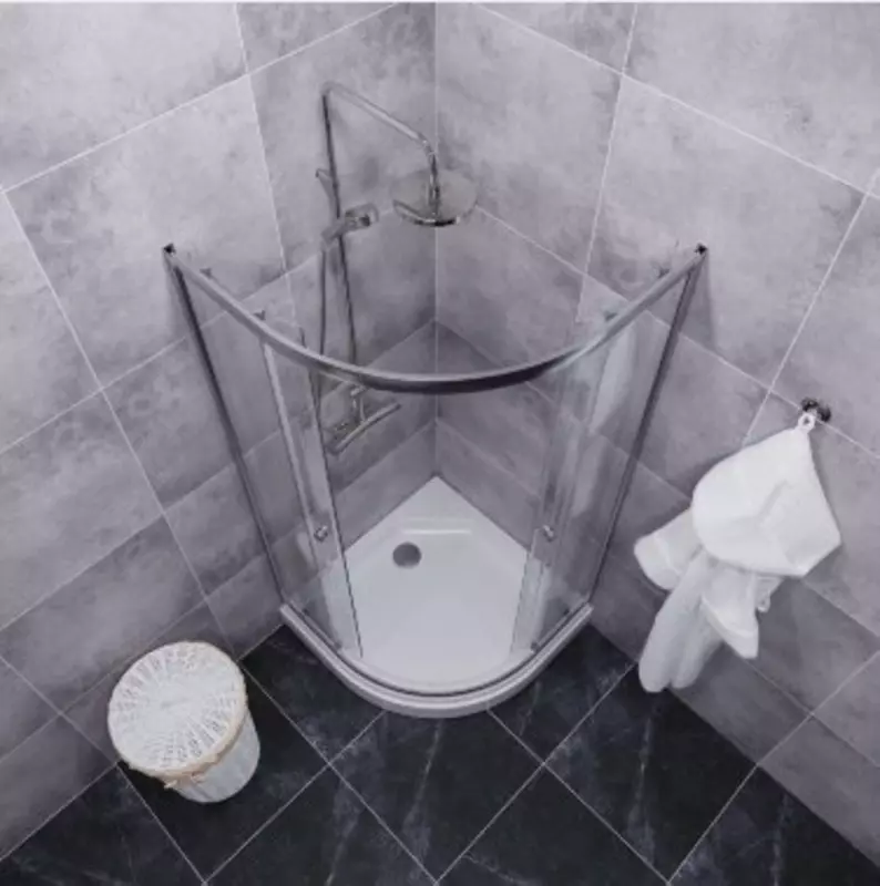 Душевое Ограждение Альфа-Хром 90*90 А