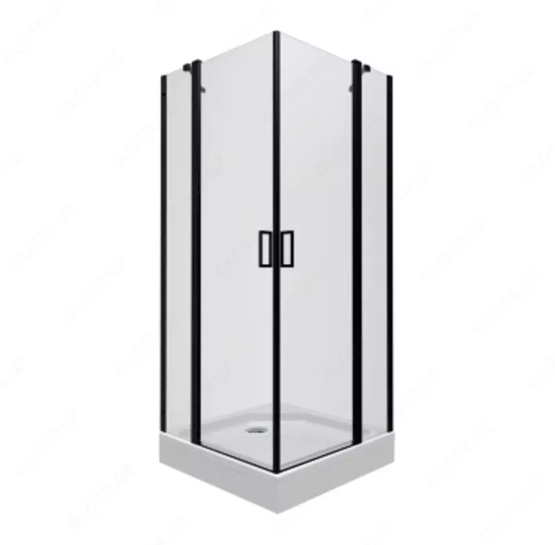 Душевое Ограждение Тау-Блэк 90*90