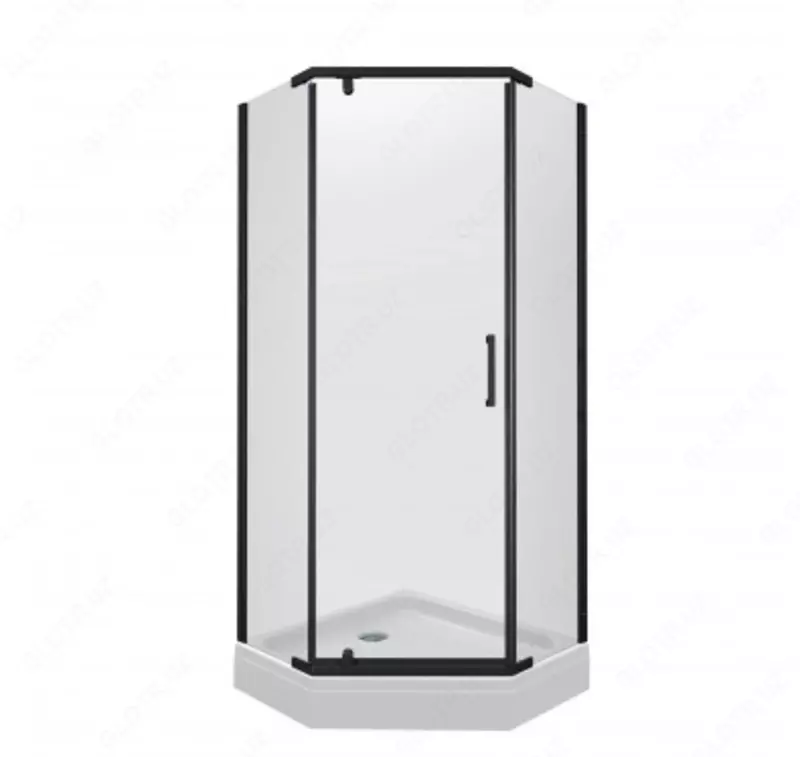 Душевое Ограждение Дека-Блэк 90*90