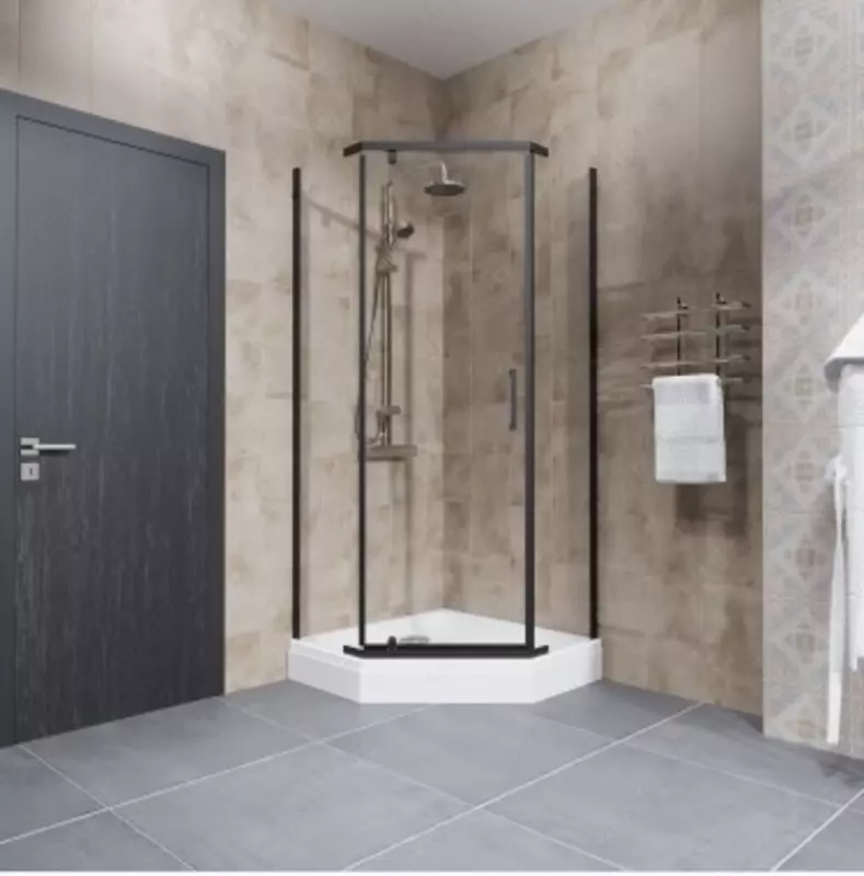 Душевое Ограждение Дека-Блэк 90*90