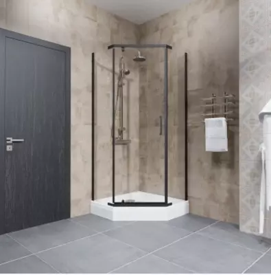 Душевое Ограждение Дека-Блэк 90*90