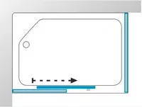 Kvadro 120 * 80 a dush Kabinasi Dush kabinalari