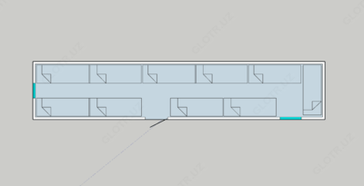 Модульный офис (12 метровый контейнер) - Strong House