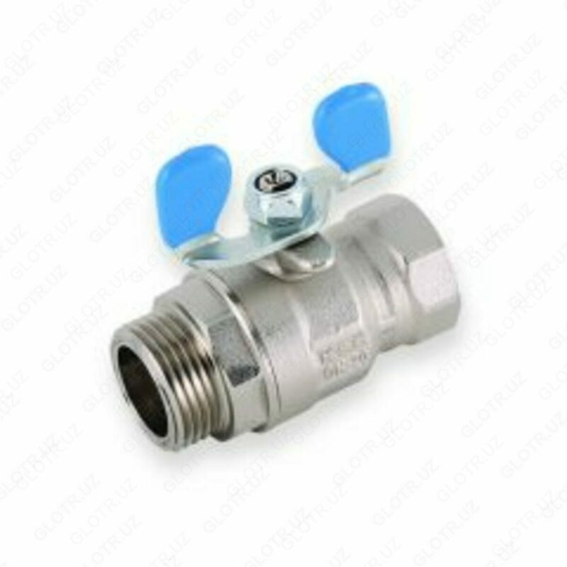 от {0} сум КАС Кран Шаровой Бабочка п/м 1/2 ЭКО Турция