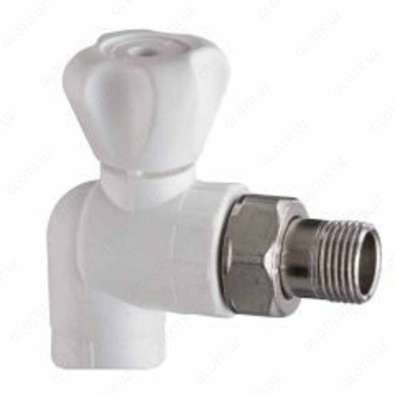 "KAS" Угл.ППР Кран для радиатора 20*1/2