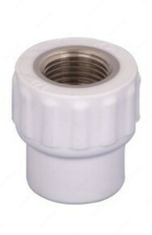 "KAS" ППР Муфта (адаптер) с в/р 40*11/4 (Турция)