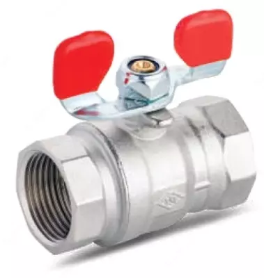 Кран бабочка м/м ЭКО 3/4" (ф20) PN25 KAS Турция - 46 905 сум / шт.