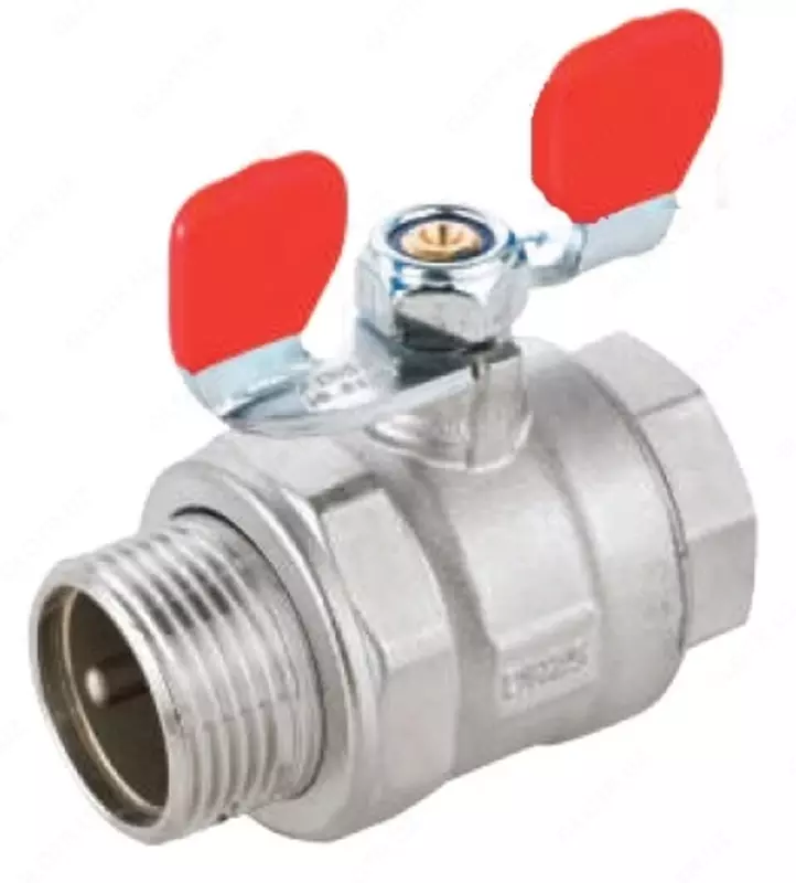 Кран бабочка с ракором 3/4" (ф20) KAS Турция