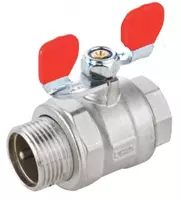 Кран бабочка с ракором 1/2" (ф15) KAS Турция - от {0} сум