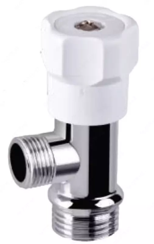 Отсекающий кран c пластмассовой ручкой 1/2х1/2" (ф15) KAS Турция