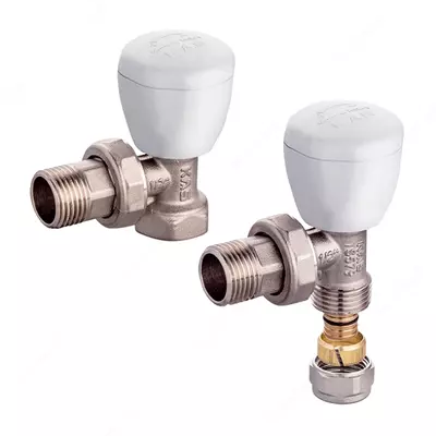 KAS 1/2 EKO radiatorli burchakli kran Turkiya