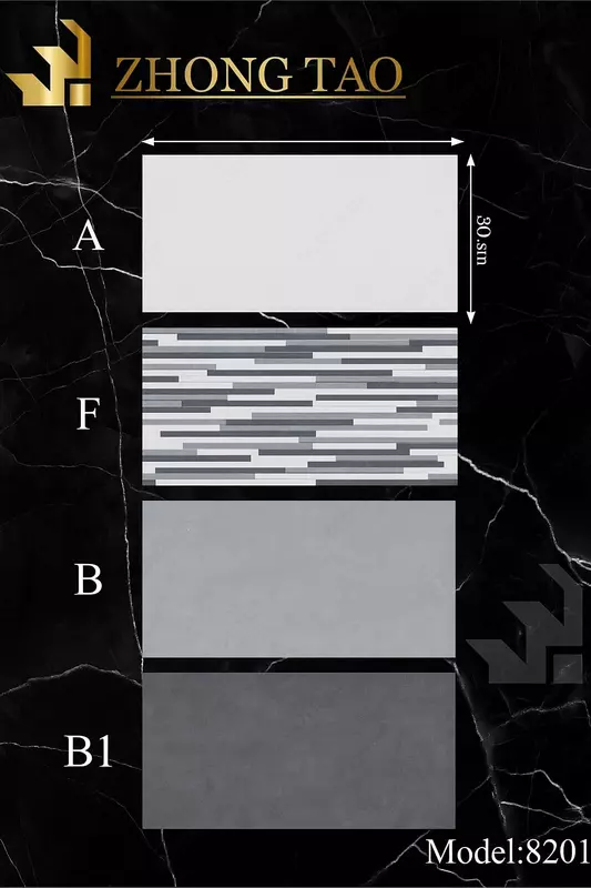 ZHONG TAO 8201 30x60 sm keramika plitkasi